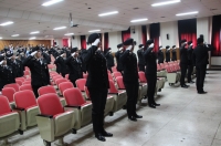 총장님께 대한 경례 / 대표자 선서 썸네일 이미지