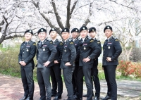 우석대학교 군사학과 교정 벚꽃사진 (해병대 합격 후보생) 썸네일 이미지