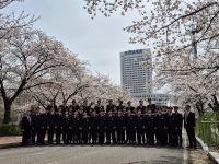 2024 군사학과 재학생 전주캠퍼스 벚꽃 단체사진(1) 썸네일 이미지